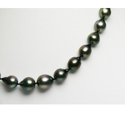 Collier Perles de Culture de Tahiti Forme Gouttes 8 à 11mm