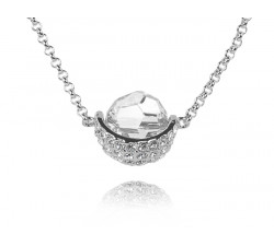 Collier Pendentif Cristaux SWAROVSKI Inspiration, Rhodium