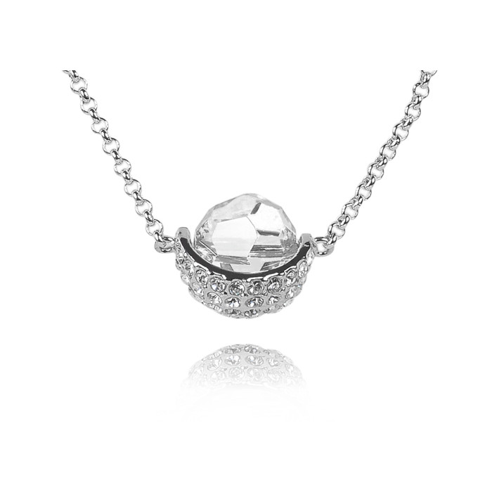 Collier Pendentif Cristaux SWAROVSKI Inspiration, Rhodium