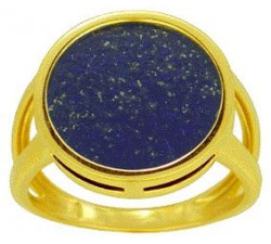 Bague Or 750/1000 Lapis Lazulli