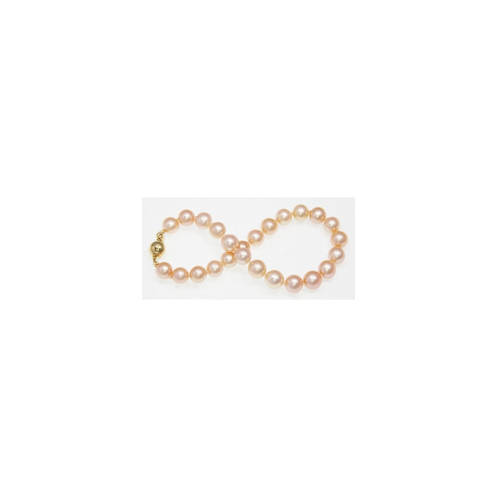 Bracelet de Perles de Culture Eau Douce Pêche 6.5-7.5mm AA+
