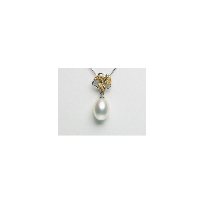 Pendentif Perle de Culture 9mm Or 750/1000 (18ct)